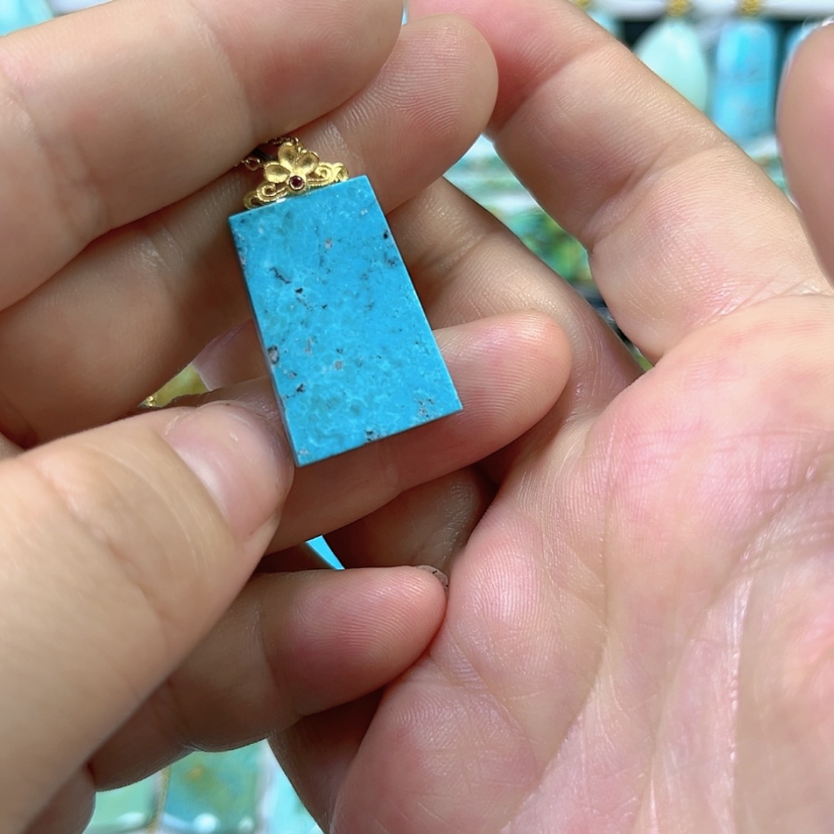 【闪购商品】未镶嵌绿松石珠宝奇石