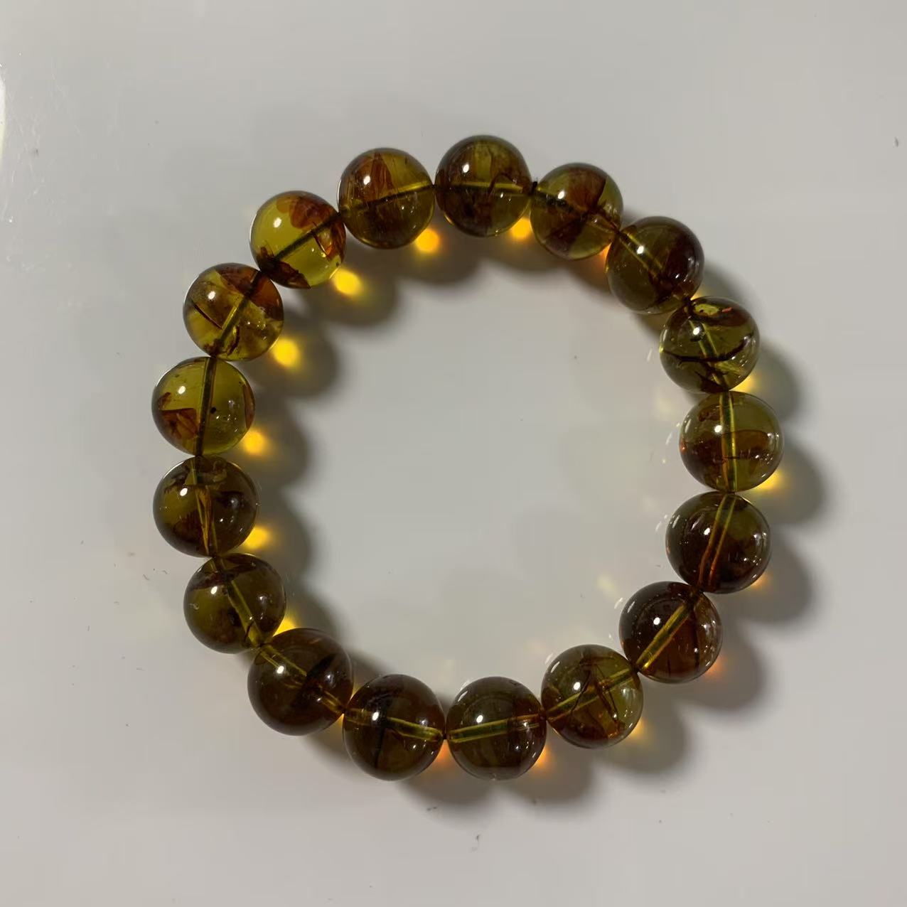 天然缅甸琥珀手串