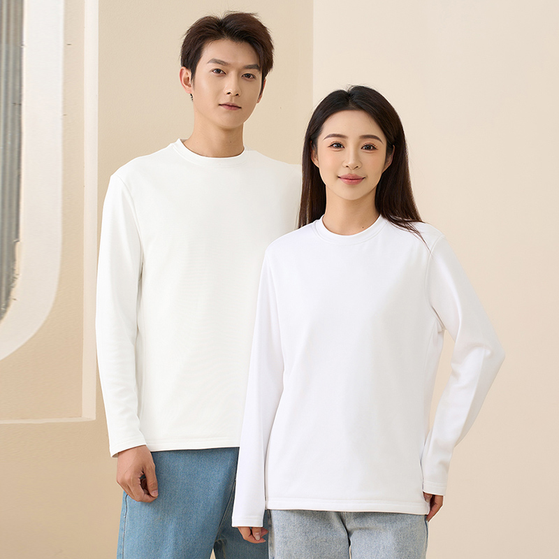 三防长袖鹅绒长T恤轻盈御寒保暖蓄热百搭打底衫运动户外