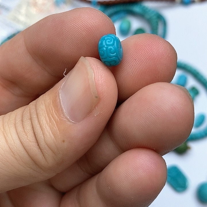 未镶嵌绿松石珠宝奇石