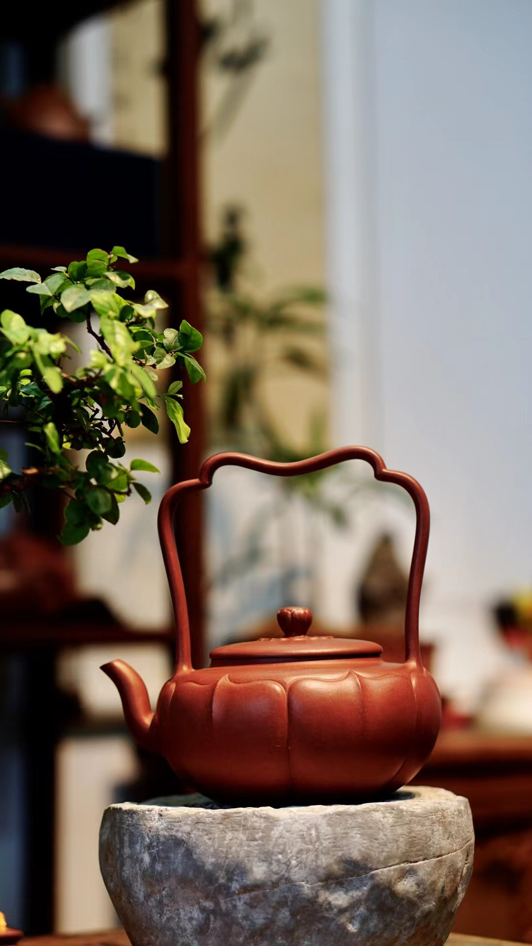 “菡萏”提梁壶、原创、全手工比赛一等奖获奖作品、国工精品