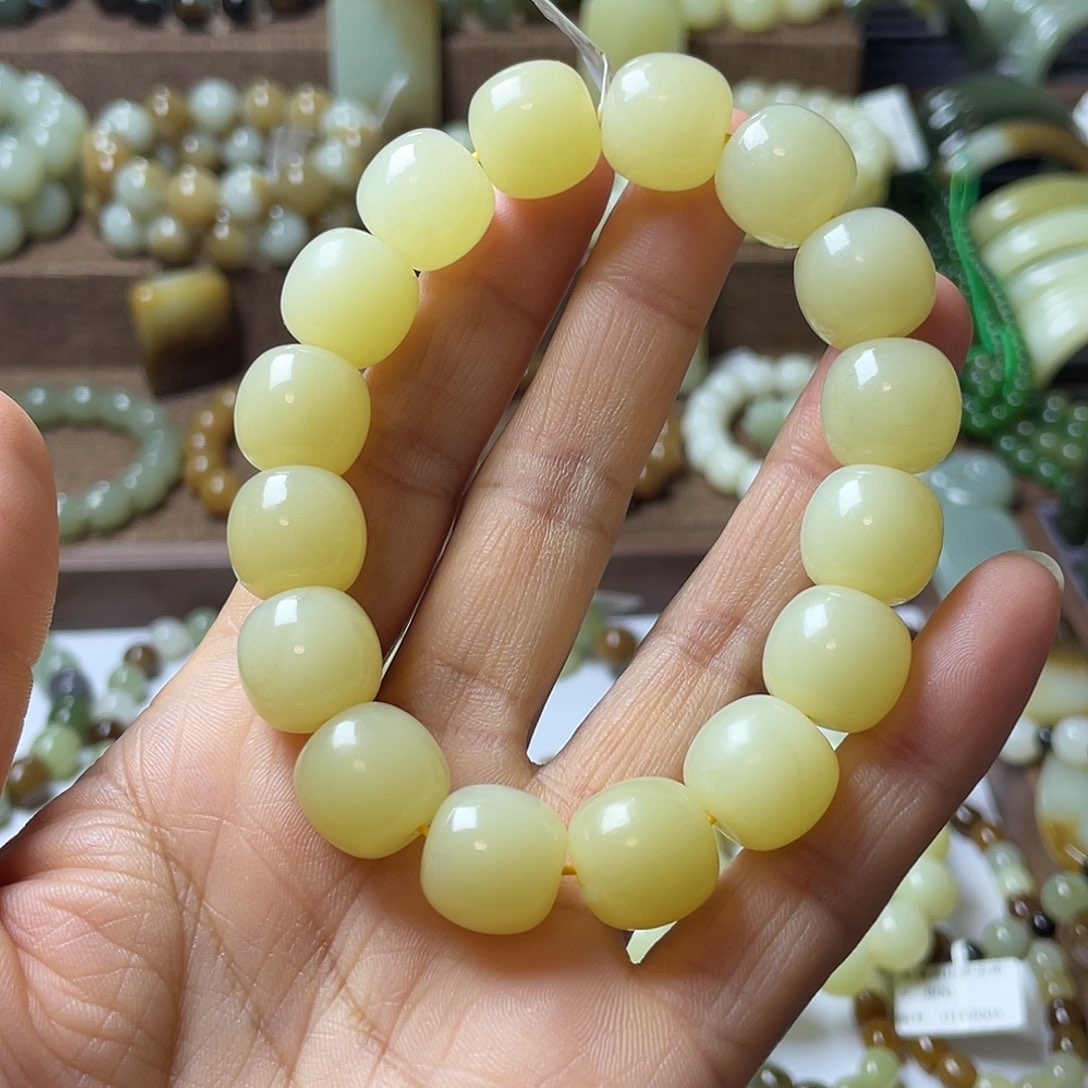 和田玉手链未镶嵌禁**人