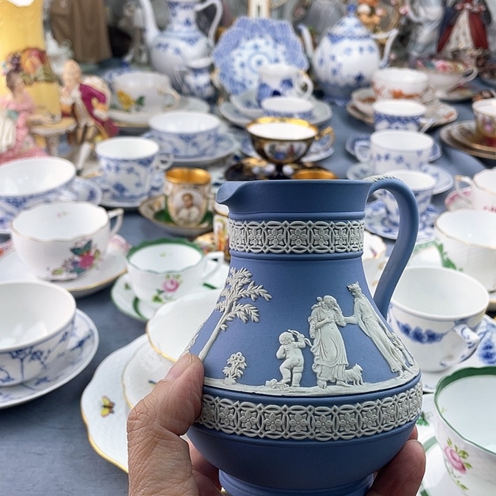 海外瓷器中古欧瓷小房子