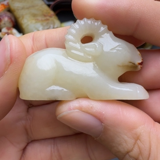 和田玉挂件未镶嵌祥*