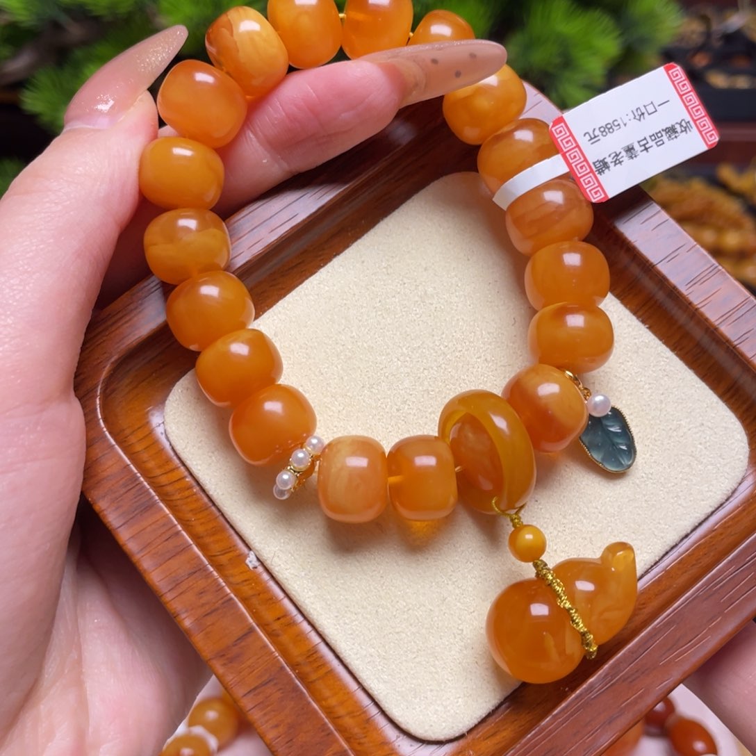 蜜蜡手链未镶嵌手串