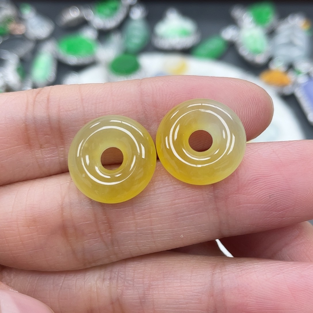 定制翡翠未镶嵌甜甜圈