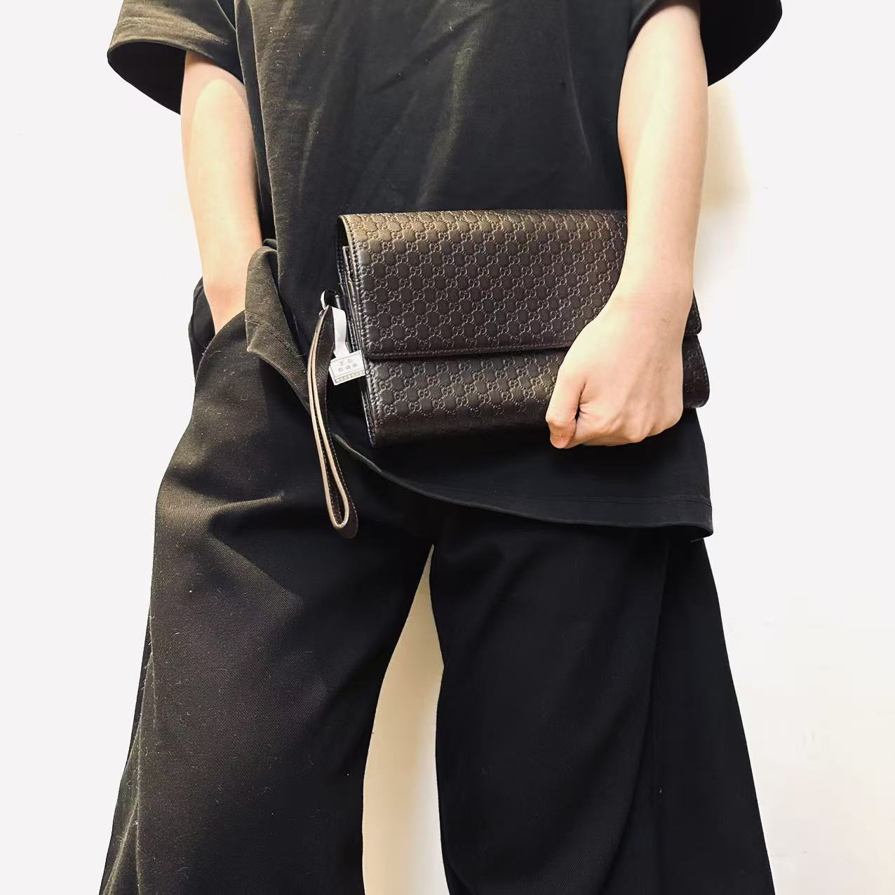 95新 GUCCI/古驰 古驰棕色手拿包 2506260423