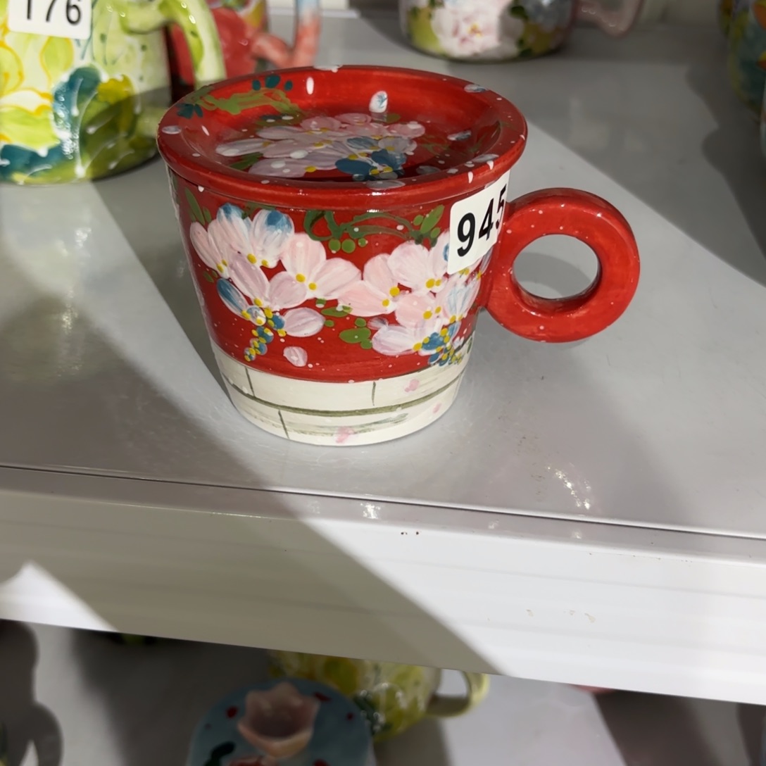 瓷片景德镇手绘高温釉下彩陶瓷茶具