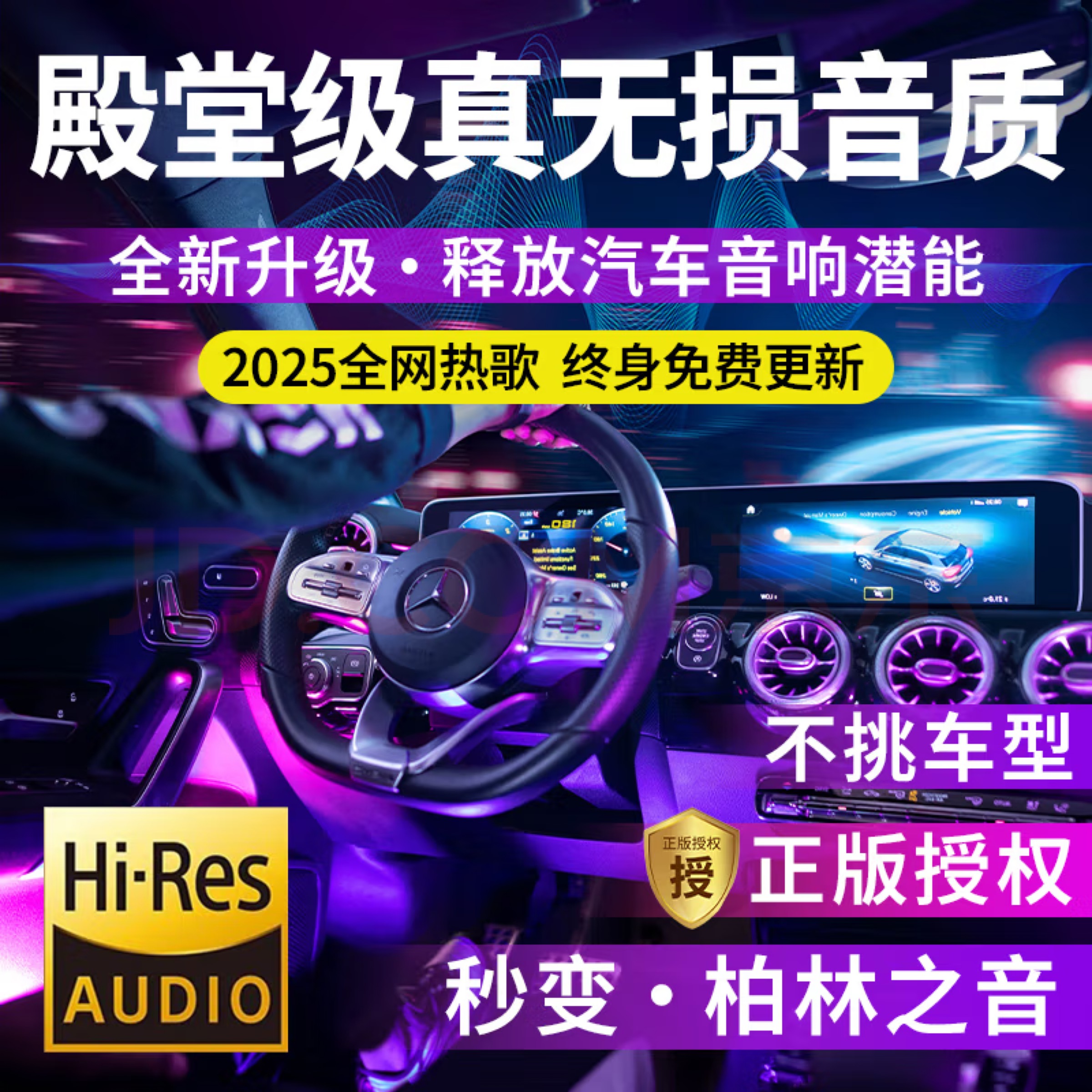 【定制】2025不改音响不分车型 高端创意