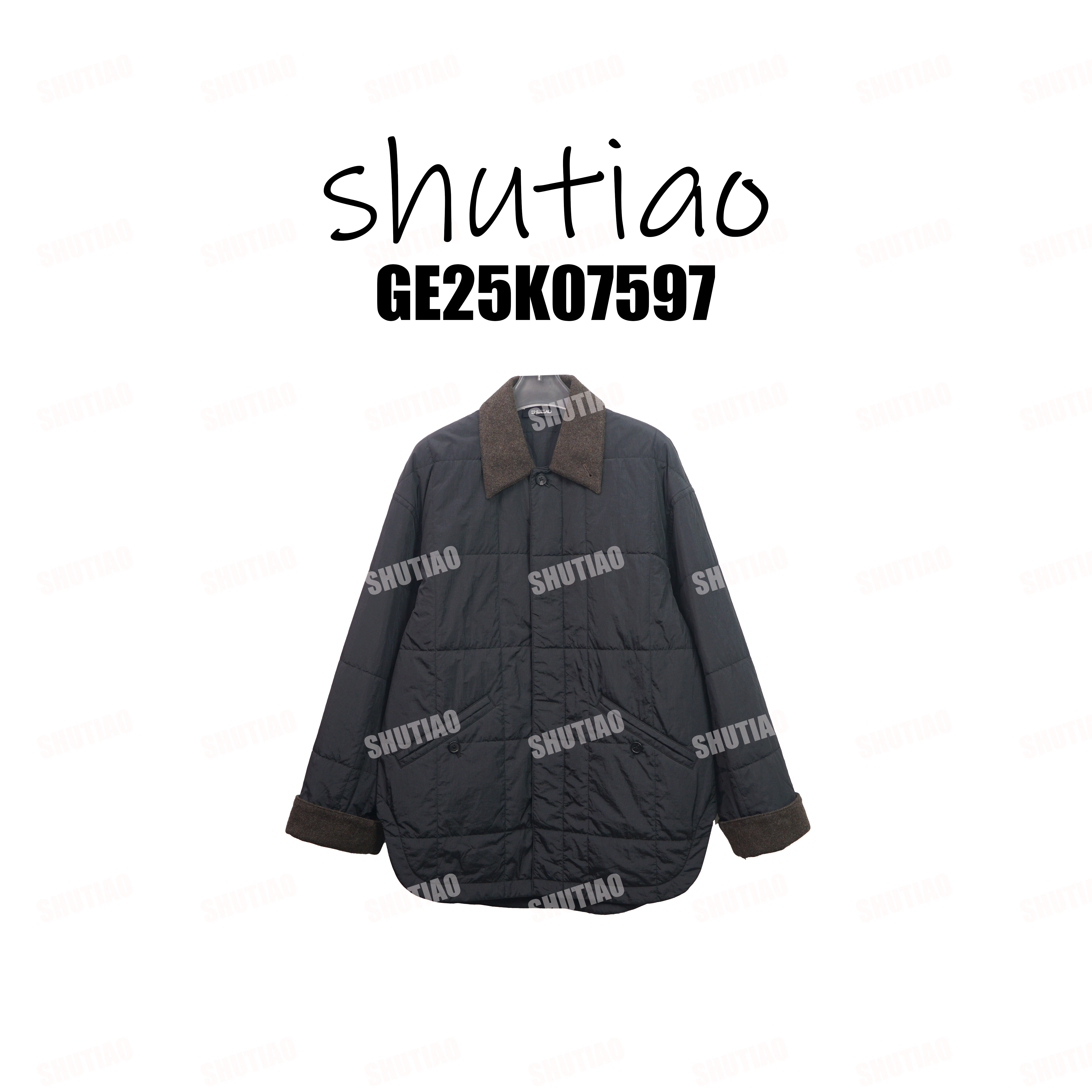 【SHUTIAO】2025秋冬：新款小众设计款外套GE25K07597