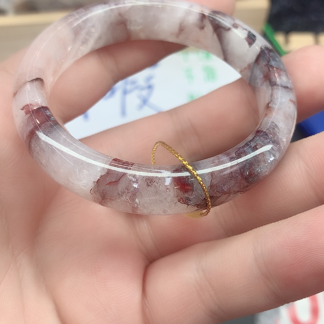 水晶手镯未镶嵌092（5354）瑕疵