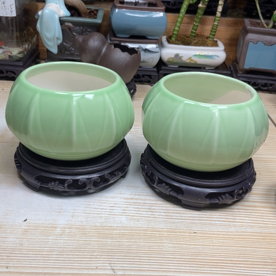 瓷片陶瓷花盆陶瓷艺术