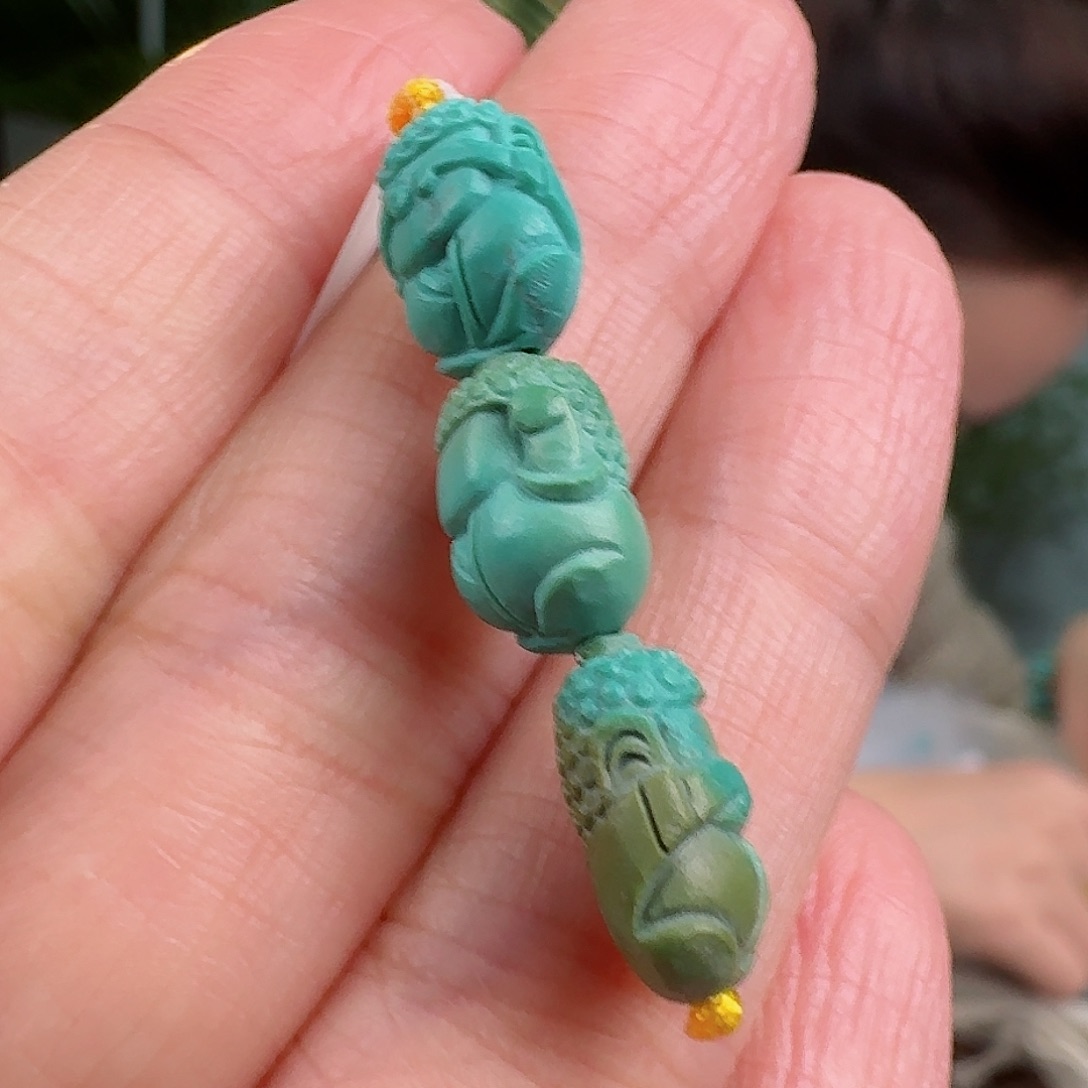 绿松石珠宝奇石未镶嵌