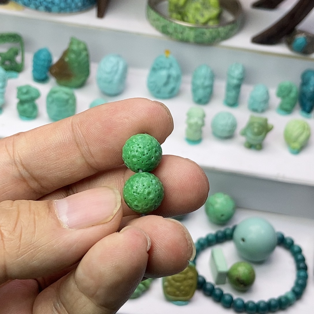 绿松石珠宝奇石未镶嵌