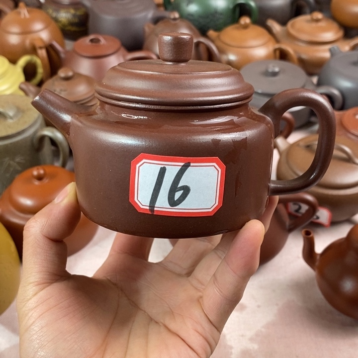 紫砂茶壶紫泥得中