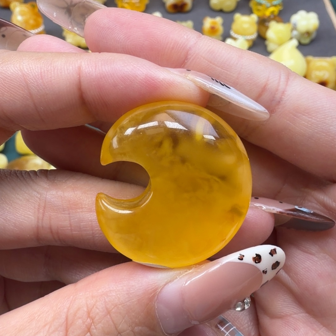 琥珀未镶嵌裸石蜜蜡