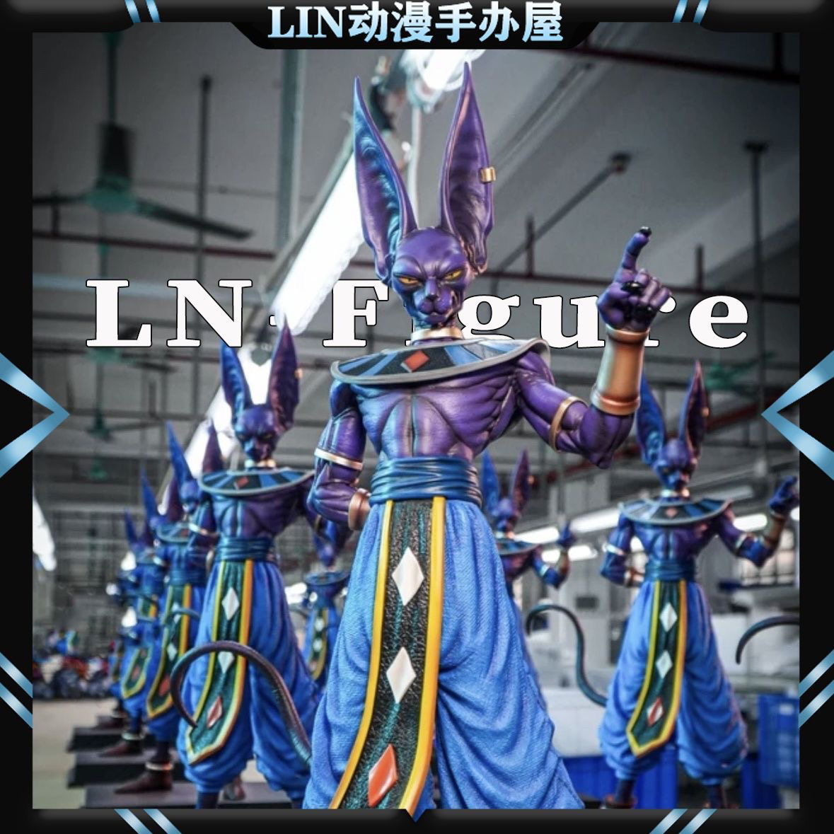 【JT雕像哥】七龙珠手办 2%破坏神比鲁斯 雕像哥 童年动漫摆件