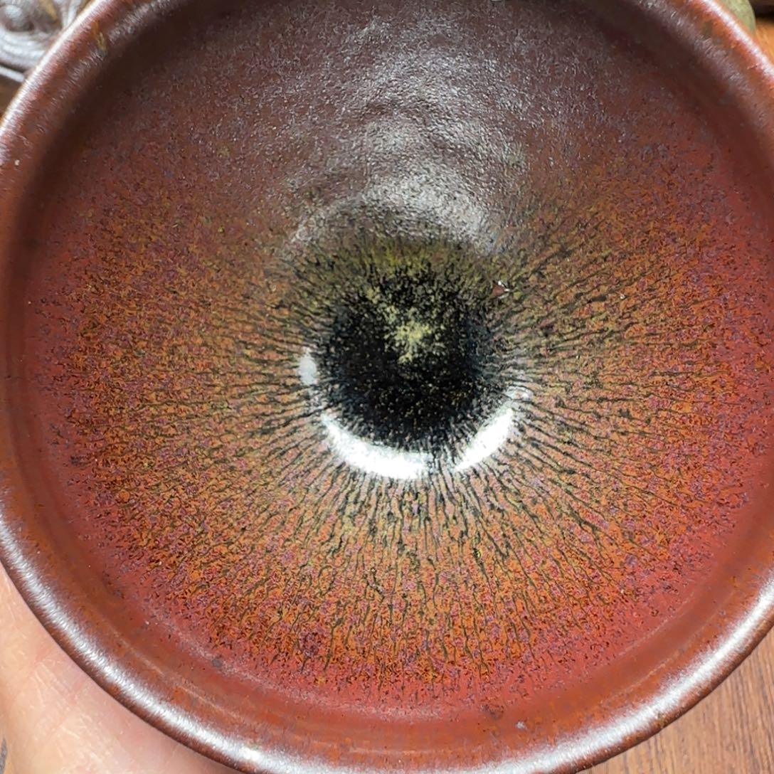 柴烧建盏茶盏茶杯279