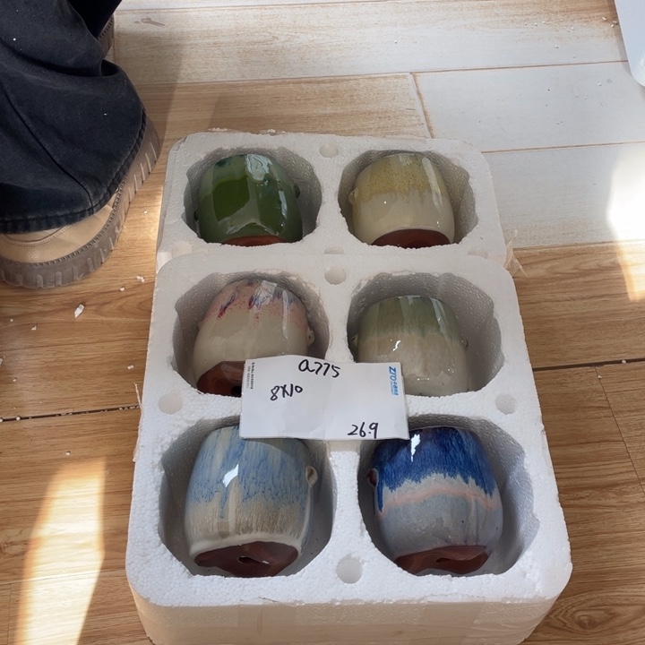 粗陶多肉花盆微瑕775