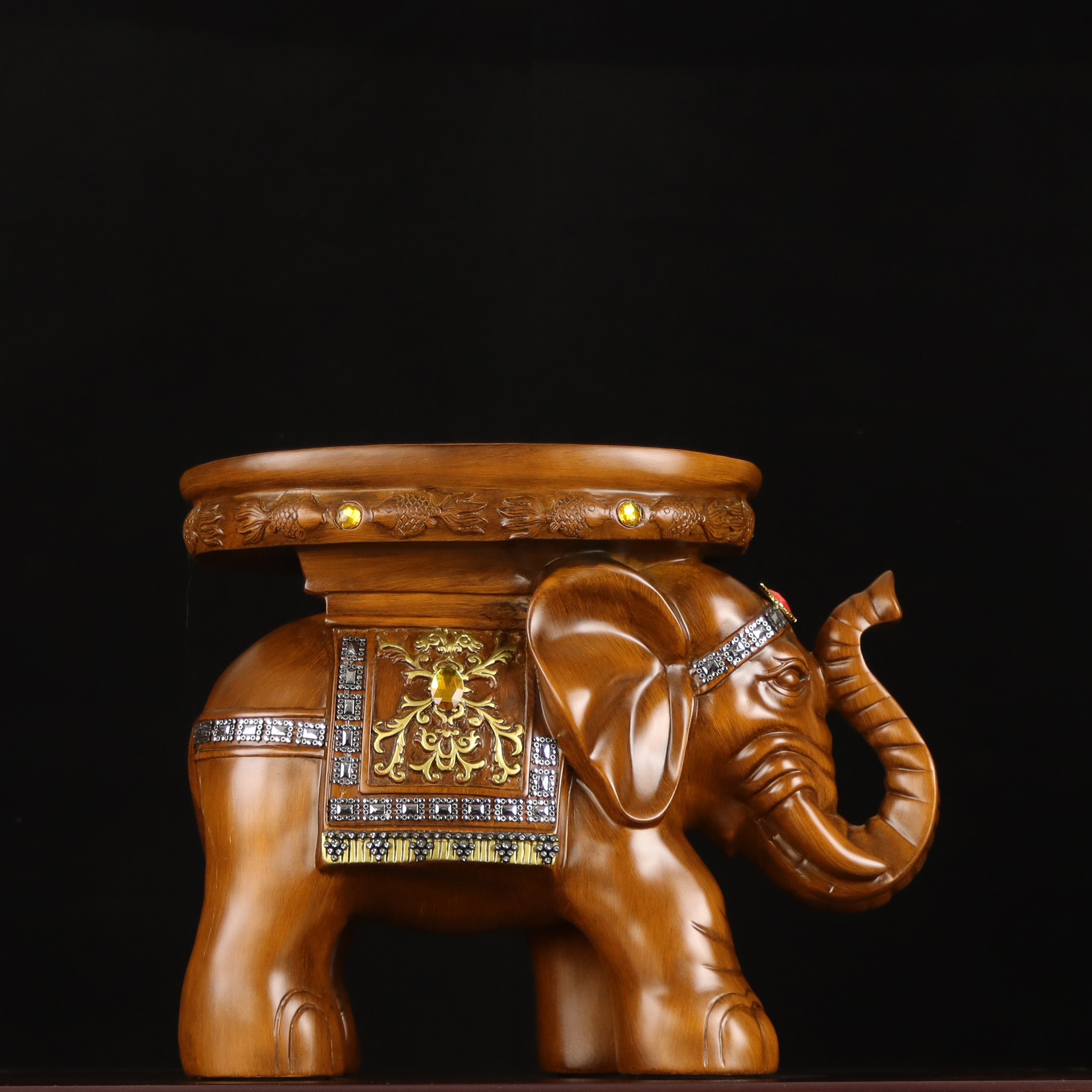 吉祥象凳家居装饰换鞋凳客厅创意家居精美实用摆件开业乔迁贺礼