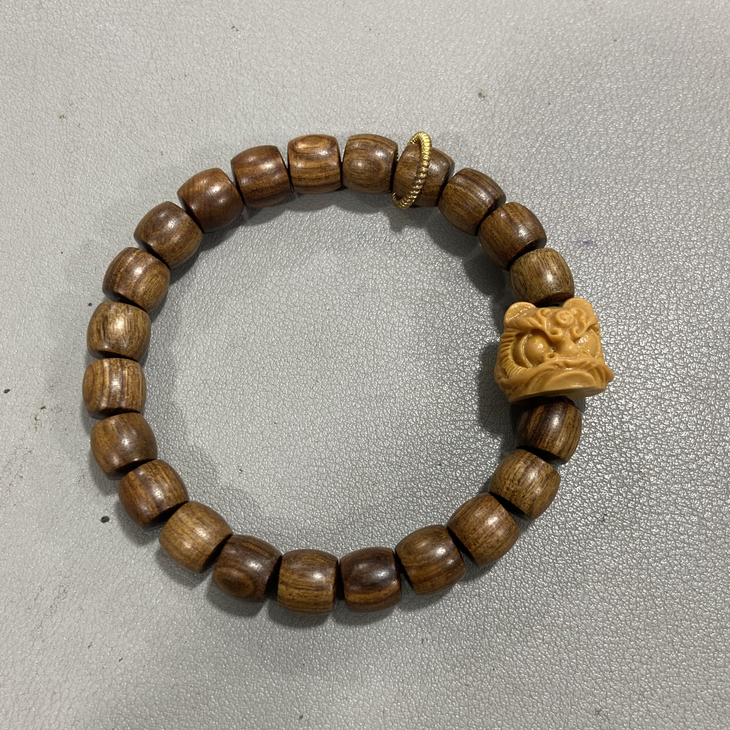 M349 花梨 直切珠卡0.8单圈手串