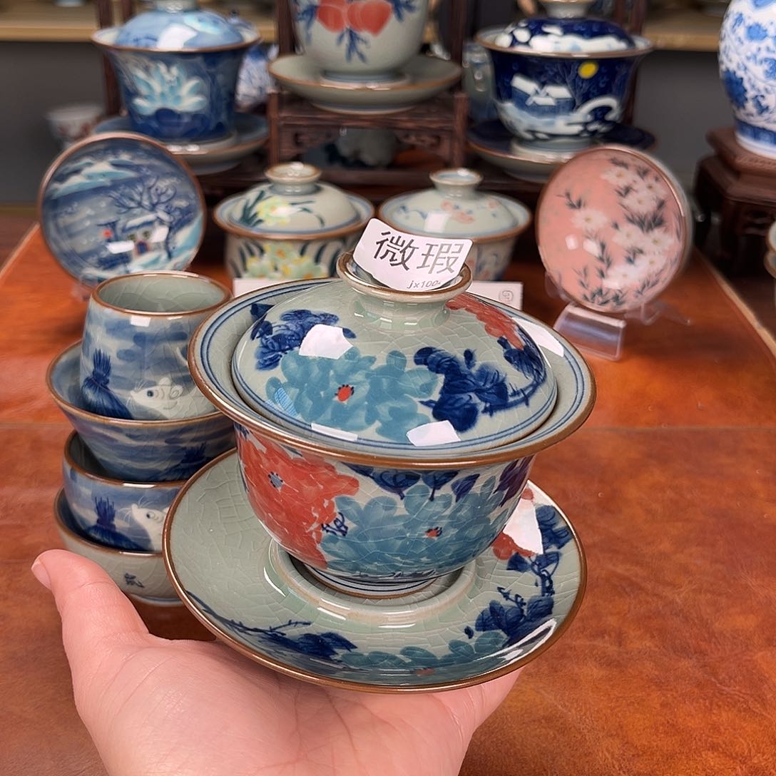 杯风*盖碗景德镇陶瓷