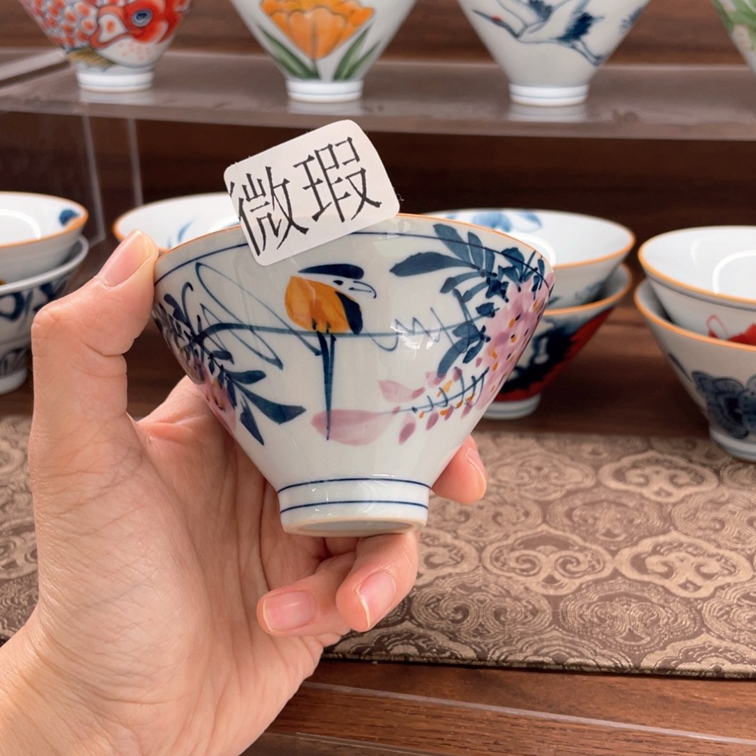 微瑕釉下彩纯手绘