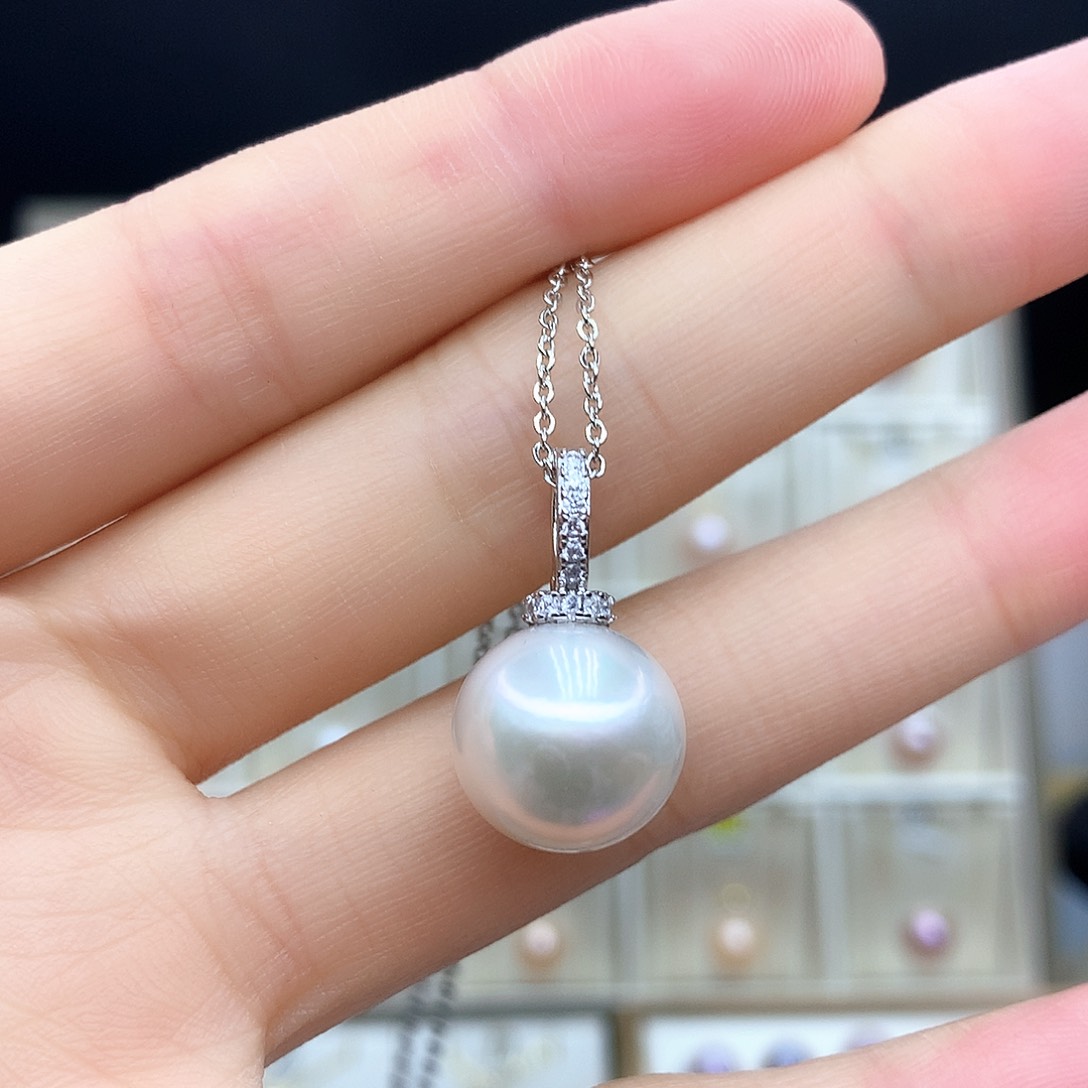 淡水珍珠颈饰合金