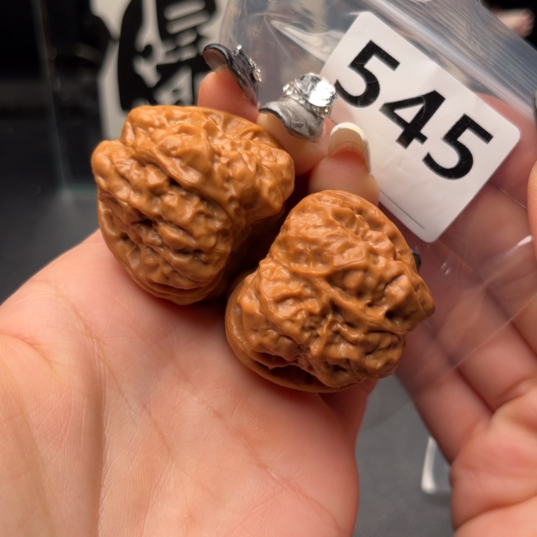 文玩核桃把件肚44边38