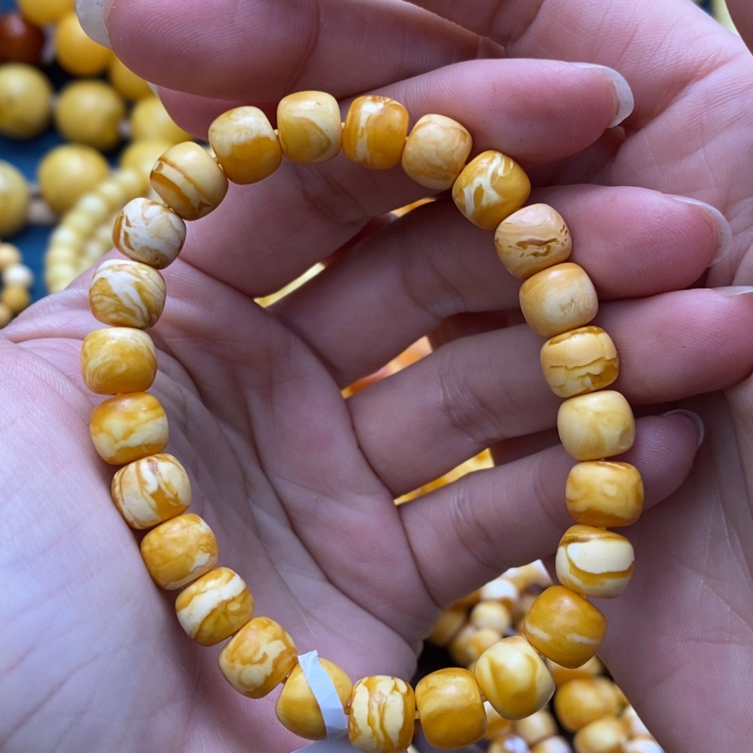 琥珀手链未镶嵌9加