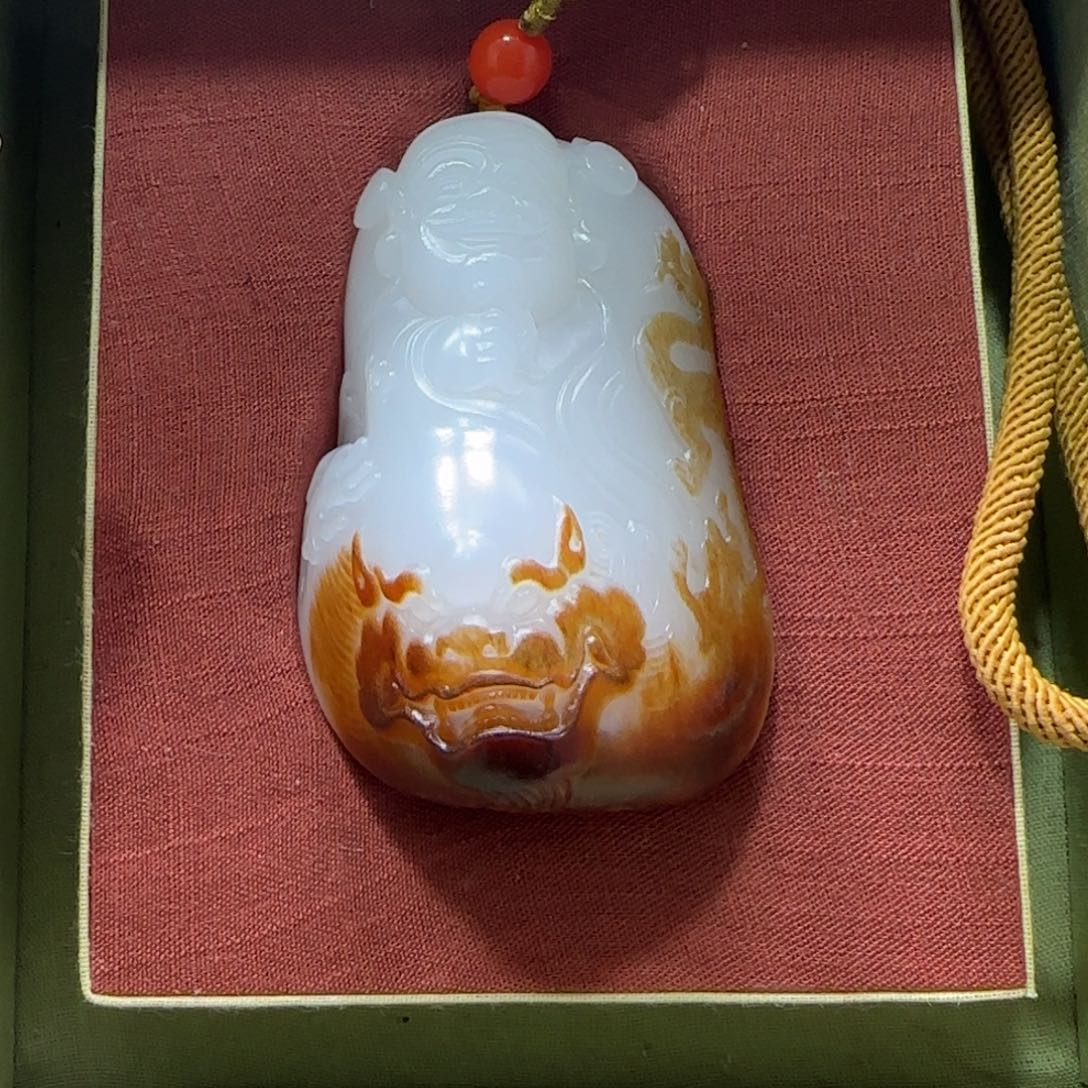 和田玉挂件未镶嵌林***6