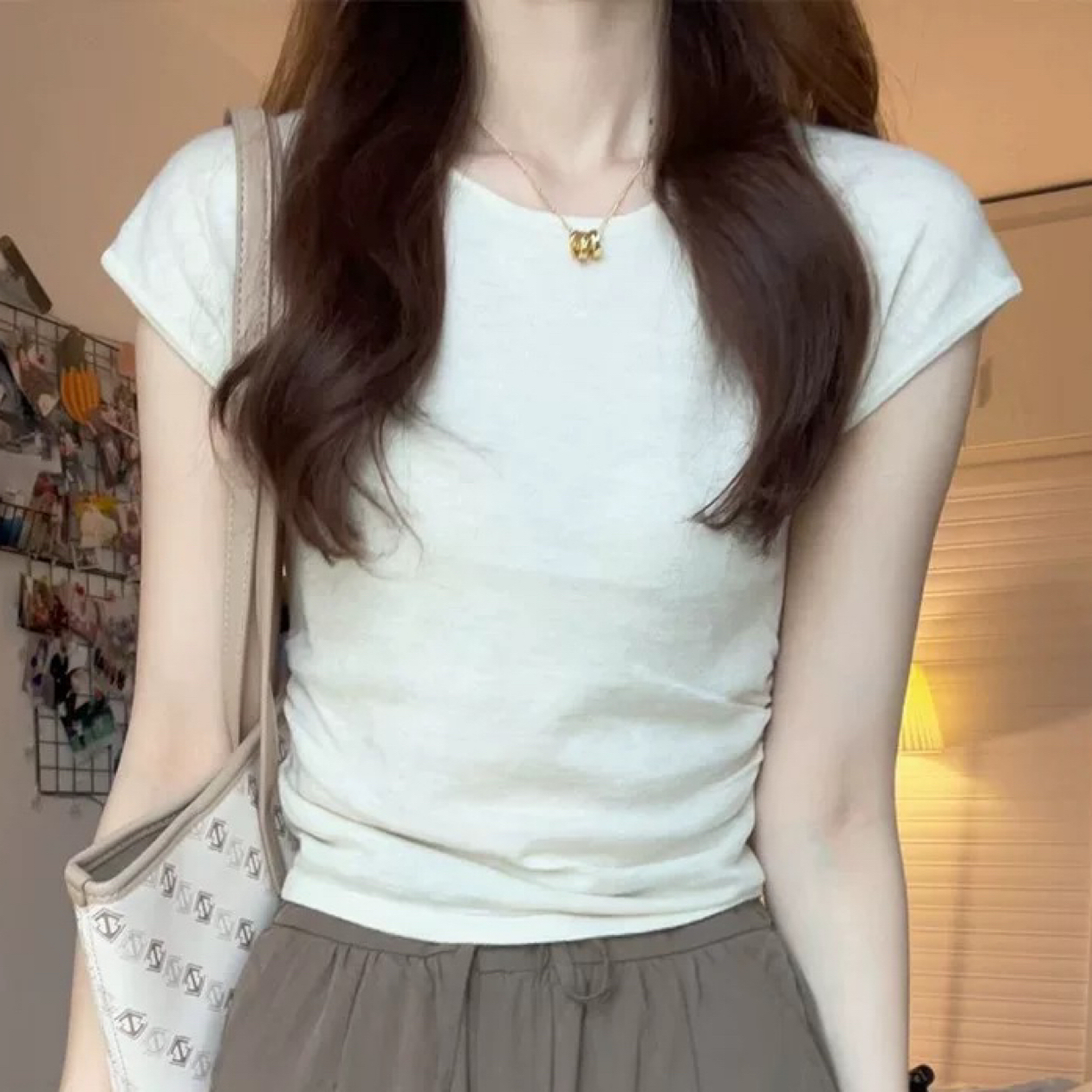 短款女修身女士T恤百搭