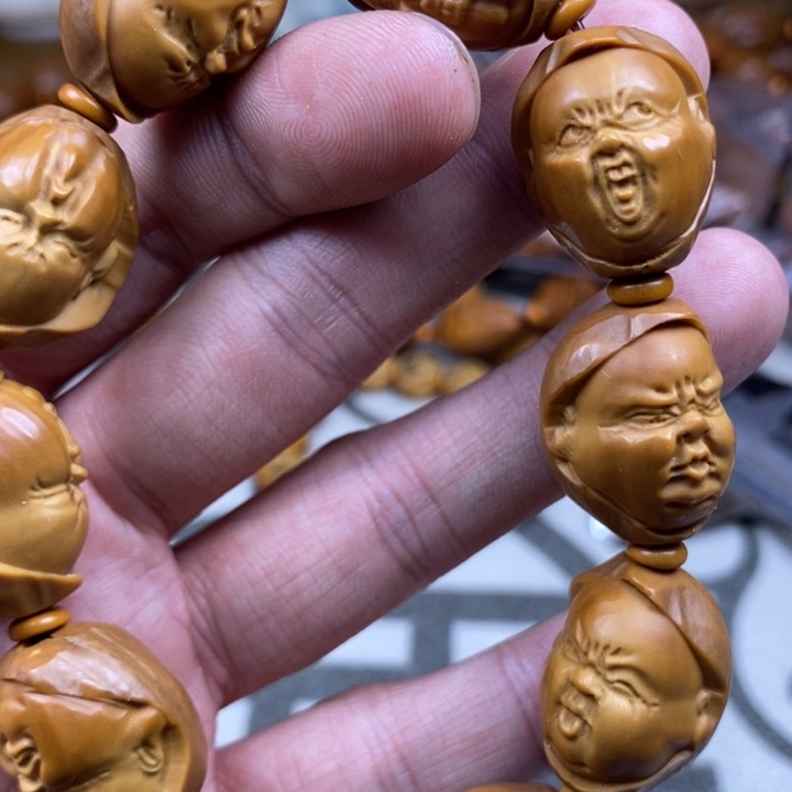 橄榄核手串/手链橄榄核雕工艺手串