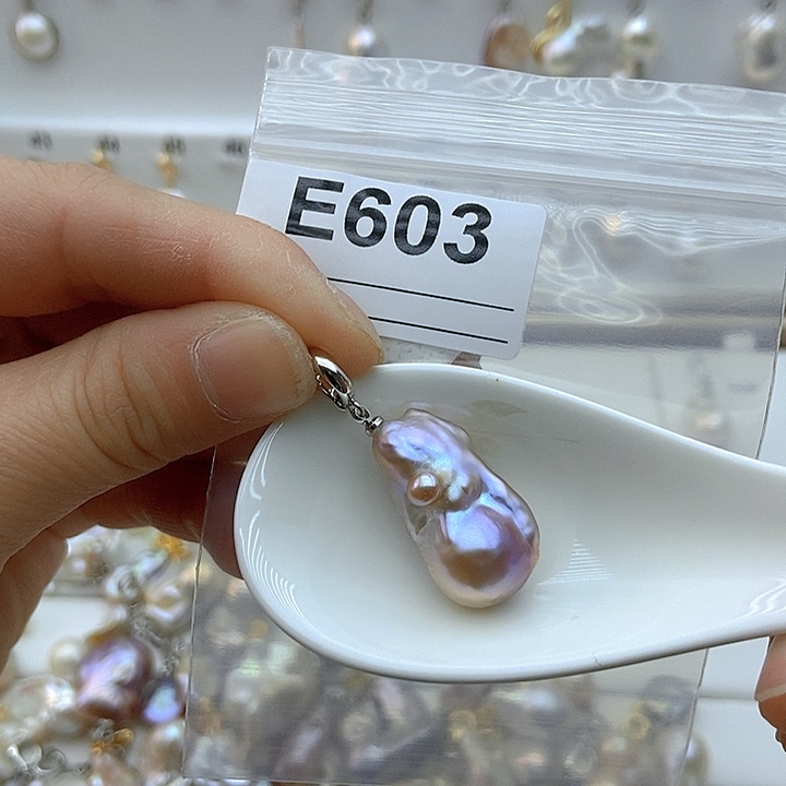 淡水珍珠颈饰银S925镶嵌