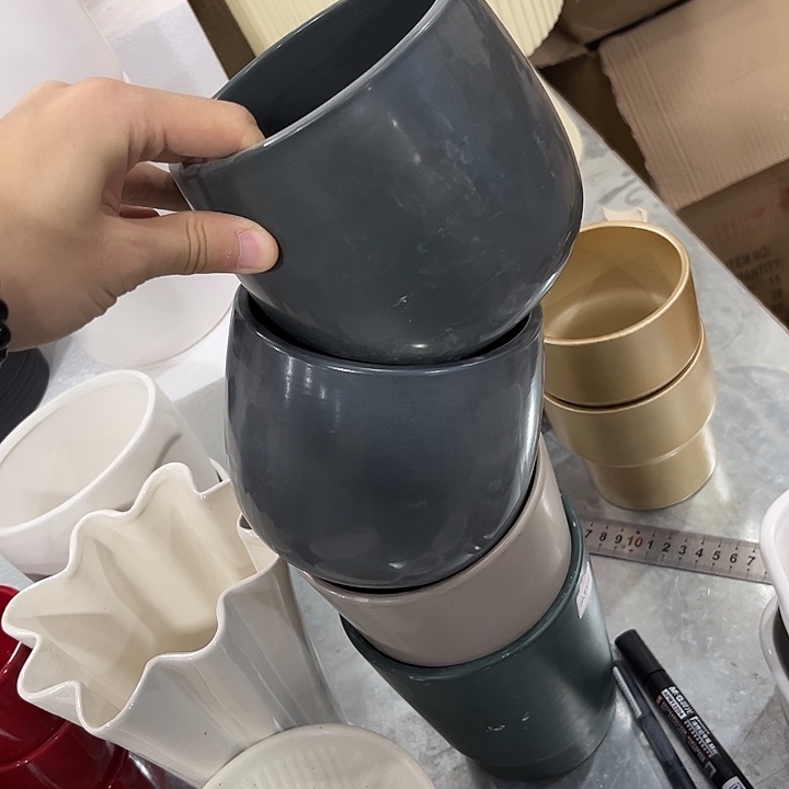 有孔！福利价陶瓷花盆性价比！