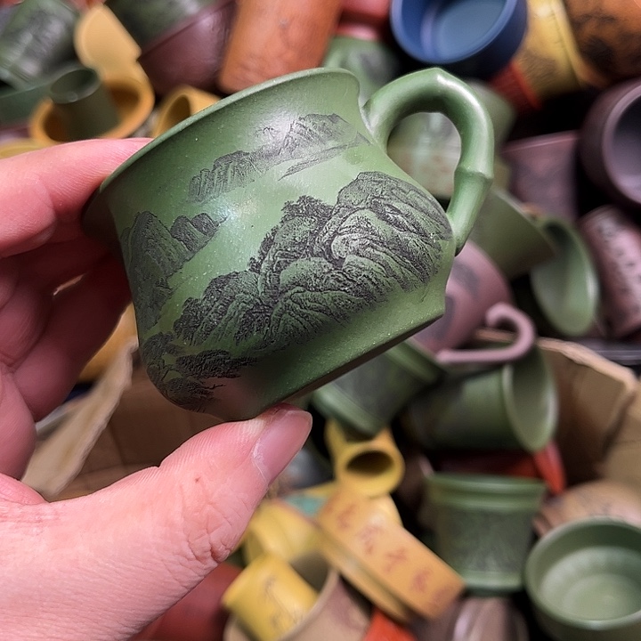 紫砂茶杯全手工紫砂主人杯