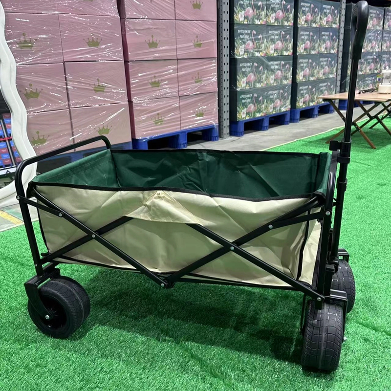 露营推车可折叠户外小推车营地拖车拉杆拉车桌板野营剪购物车