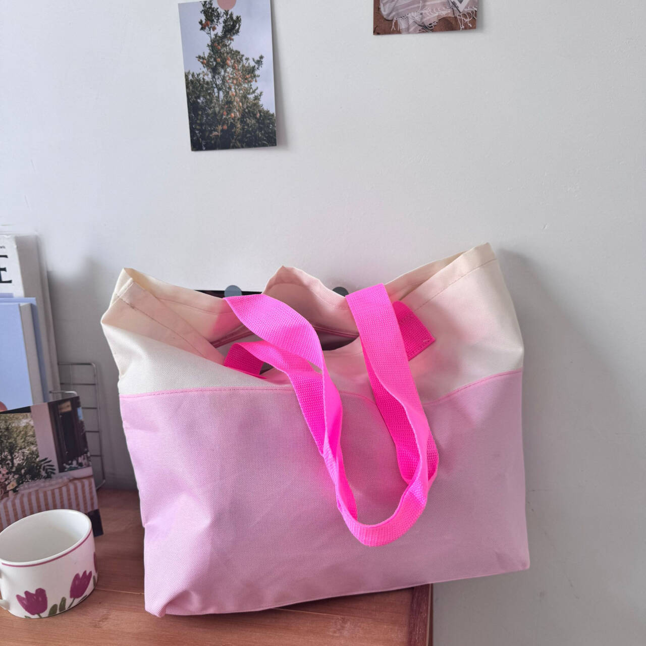 加厚牛津布大号单肩托特包长46cm 高32cm 底宽12cm
