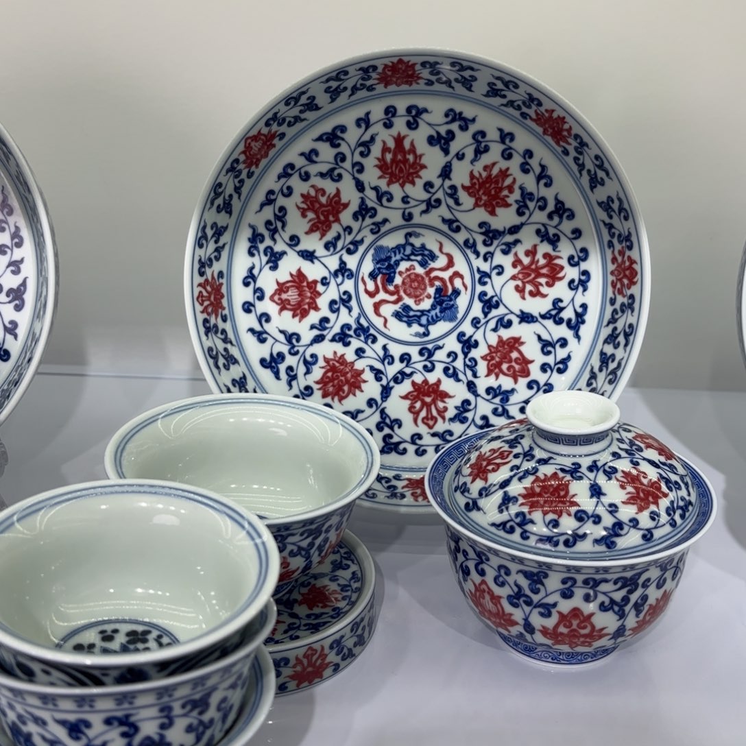 乾***途景德镇陶瓷七件套