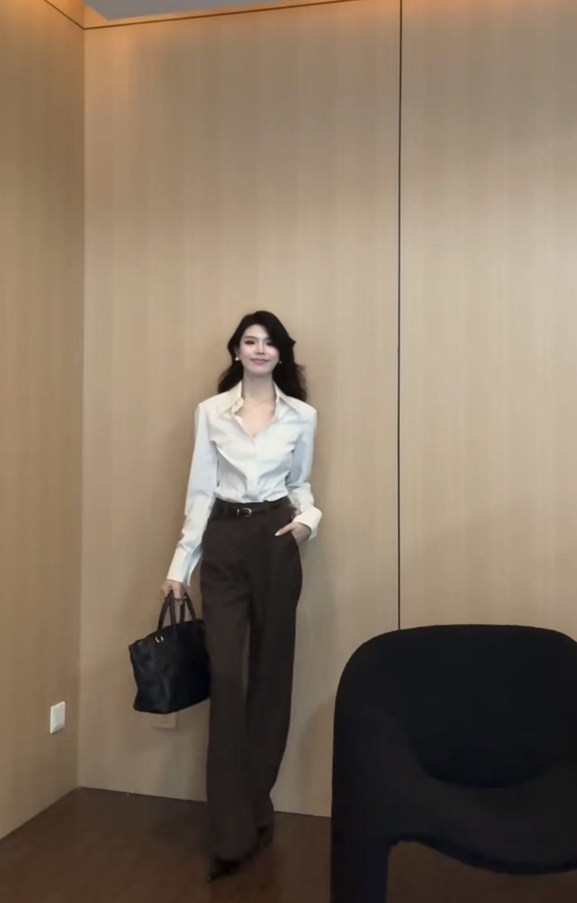 少量现货【木槿花开】高级感时尚气质百搭小众显瘦裤子0922款