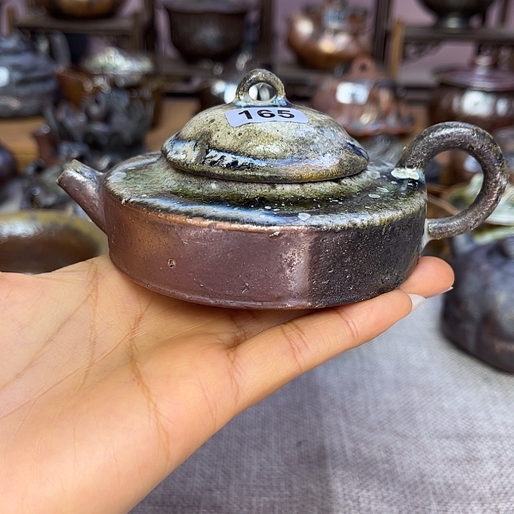 裸柴烧陶瓷手工茶器