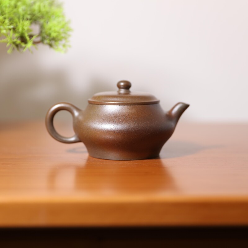 【前墅龙窑丨明炉】钟岚 段泥 约160CC 紫砂壶