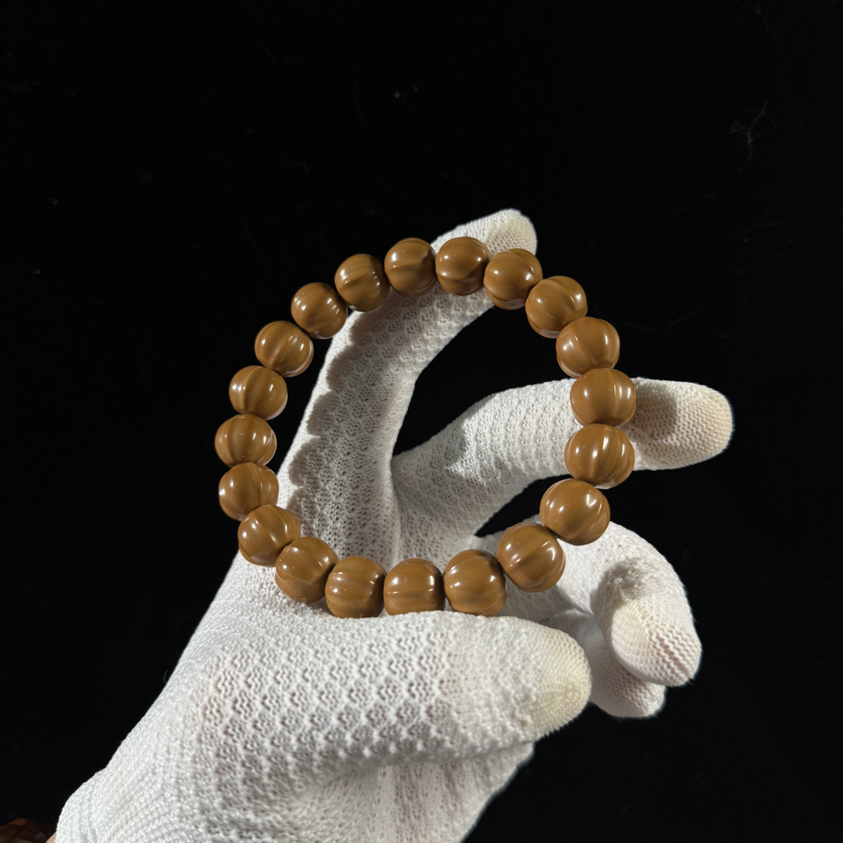 《菩念出品》【12+高抛鲨鱼】龙岩全品原皮原色猴头手串（可备注油炸）