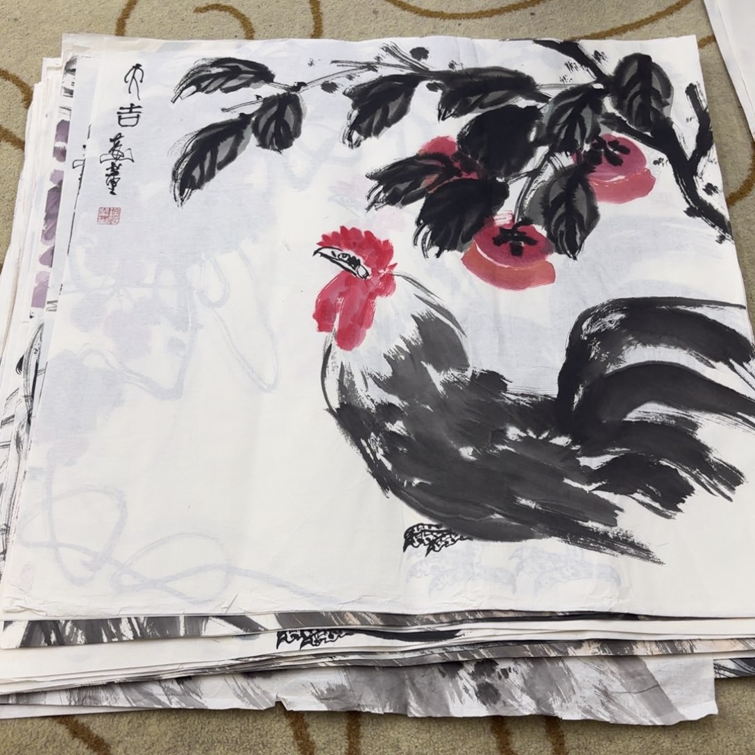 国画国画老师作品刘