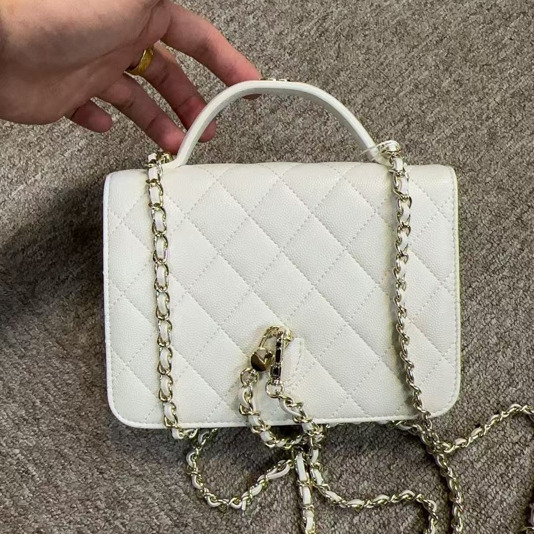 2025新款真皮女包小背包白色TA0421白色18