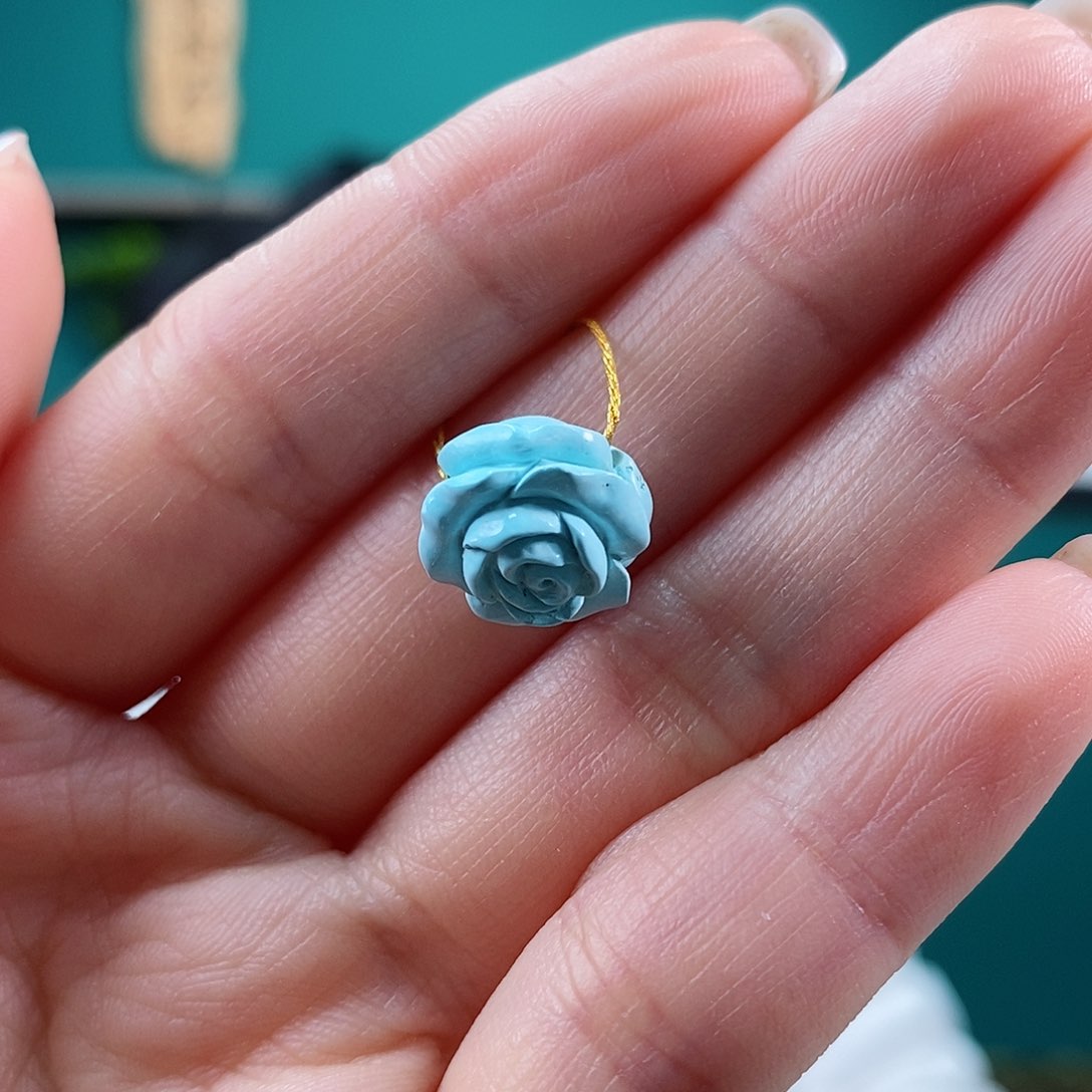 绿松石珠宝奇石未镶嵌