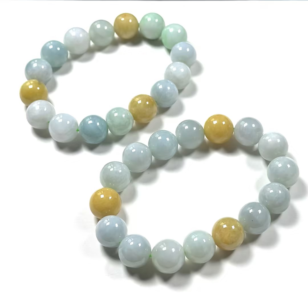 【CH】翡翠多宝手串-约13mm（多样性发其一）