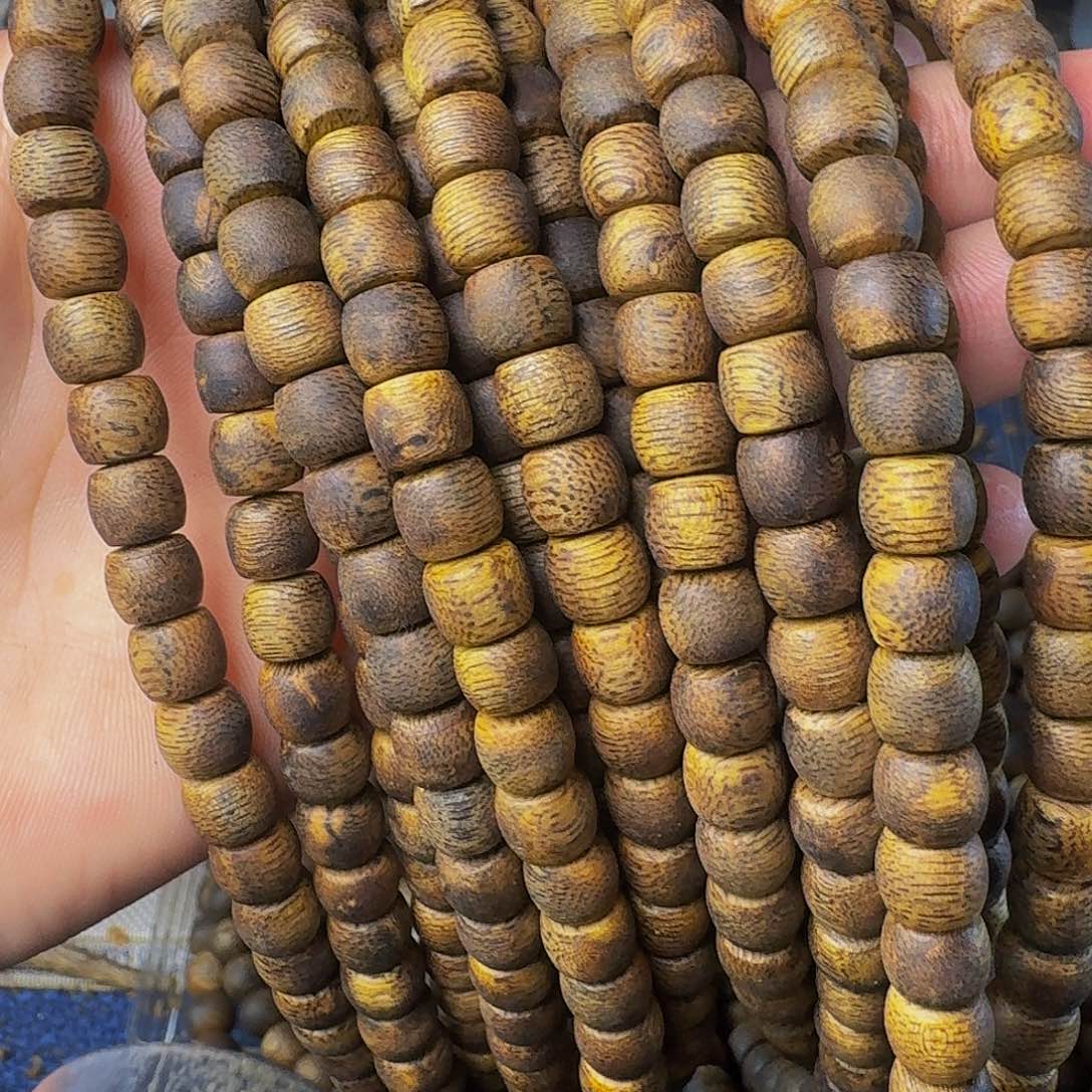 沉香手串陆河老型鼓珠卡七多样性发一