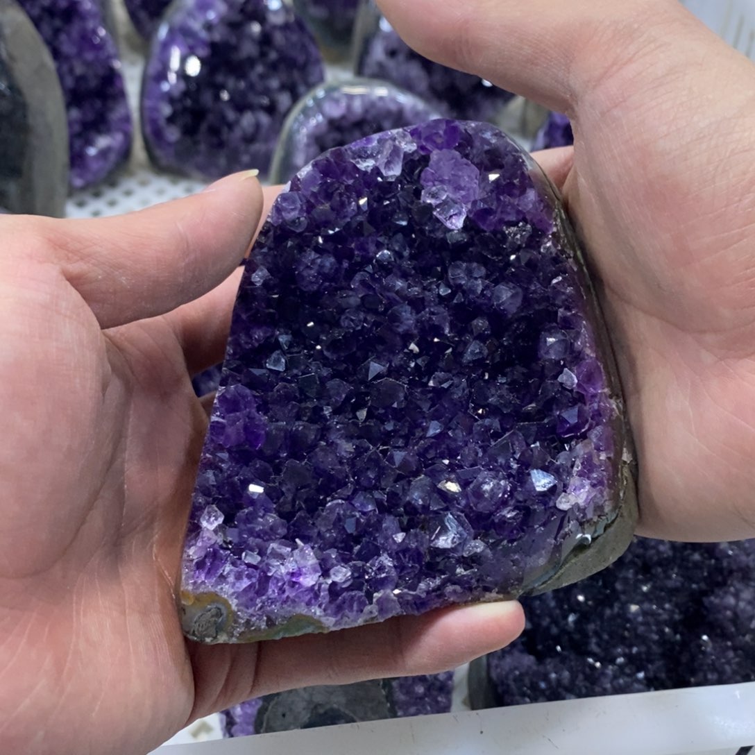 紫晶摆件摆件未镶嵌