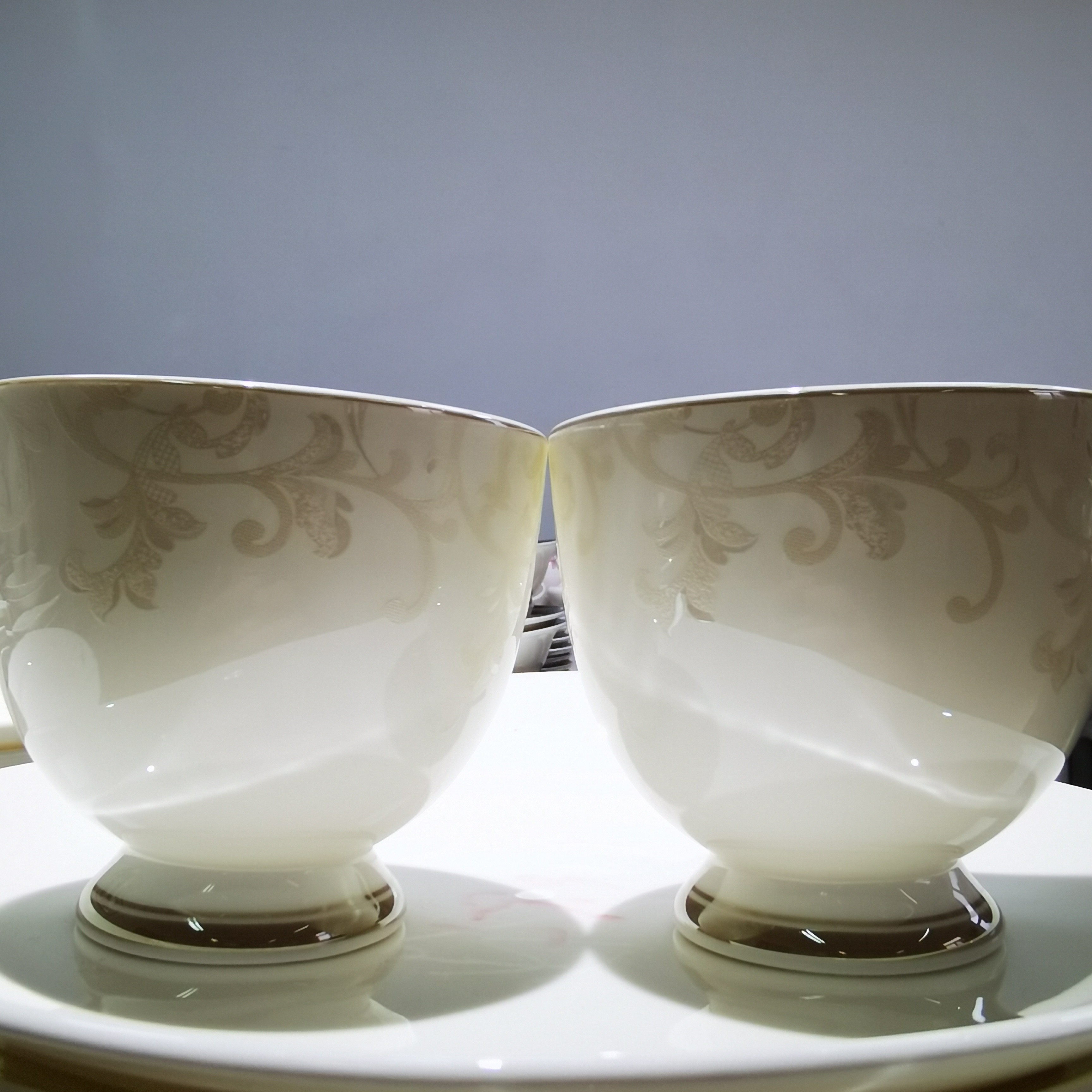 隆达骨瓷维纳斯大咖啡杯两只装